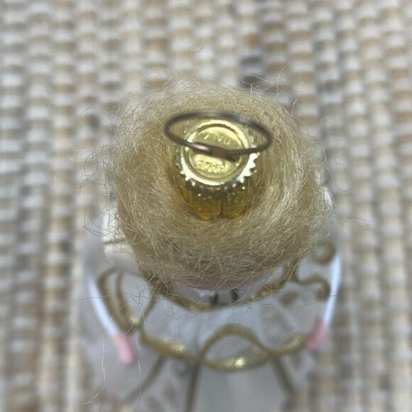 Vtg De Carlini Soffieria Italian blown glass Ornament Blonde 5.5" - Picture 11 of 13